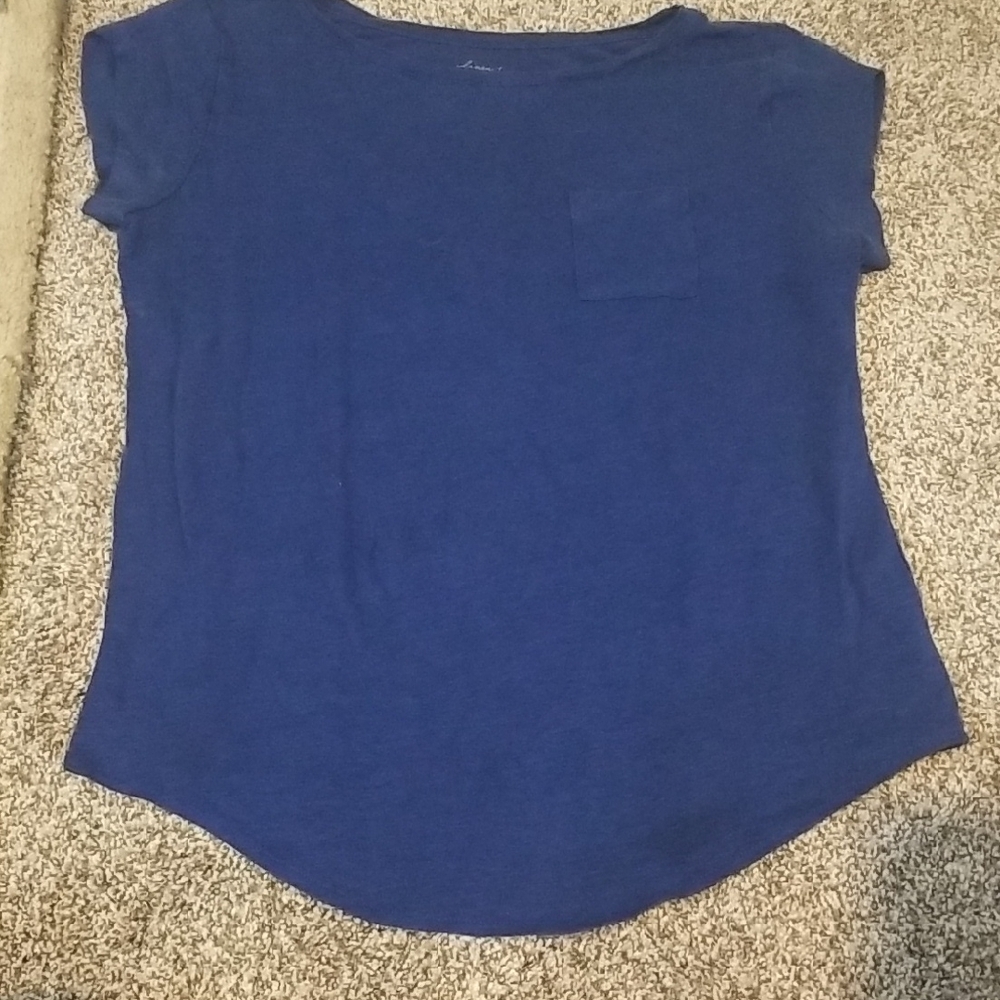LOFT Classic Navy Short Sleeve Tee